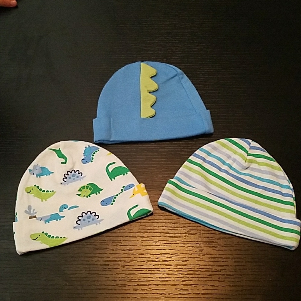 3 piece baby beanies